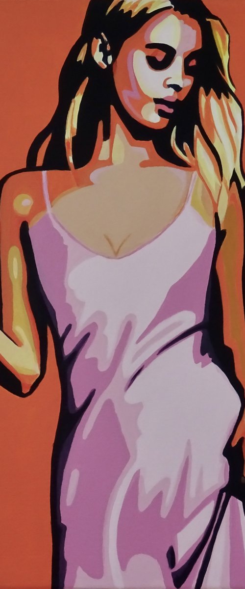 Slip Dress - front by Penny Burton
