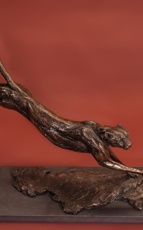 unning Cheetah Foundry Bronze by Tanya Russell