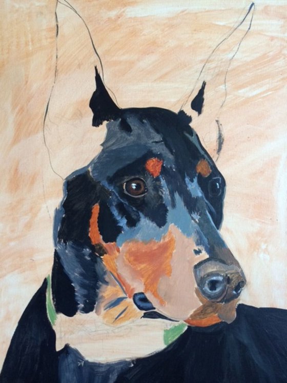 MIA - DOBERMAN (Commissioned Pet Portrait)