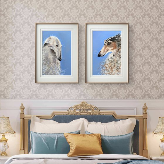 Dog Portraits Soft Pastel