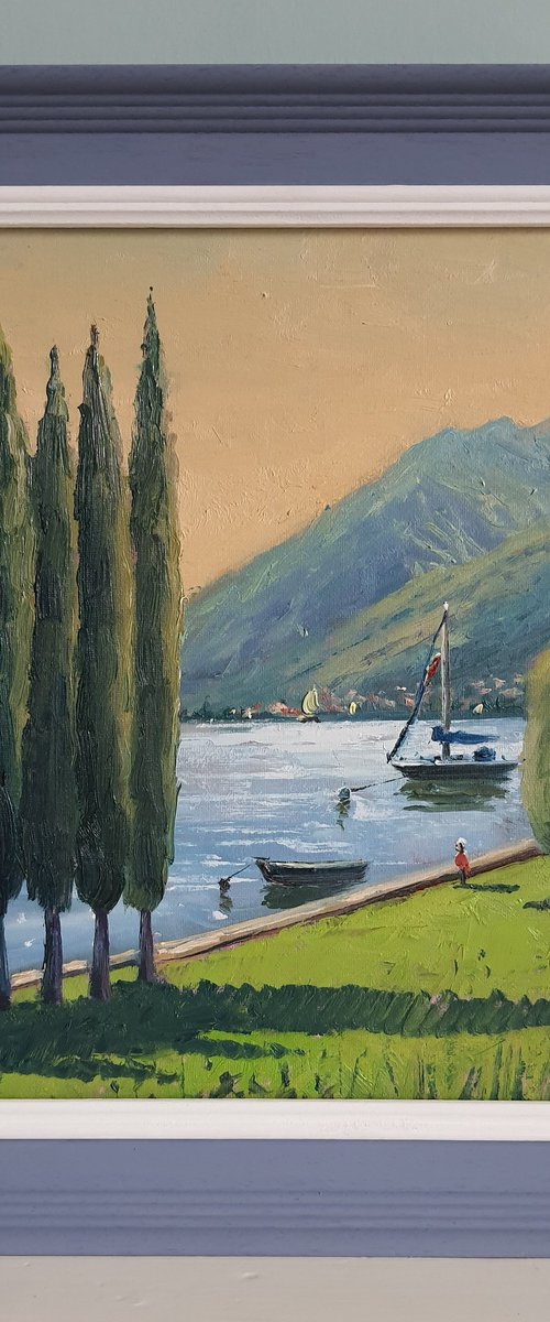 Vie of Lake Garda, Italy by Roberto Ponte