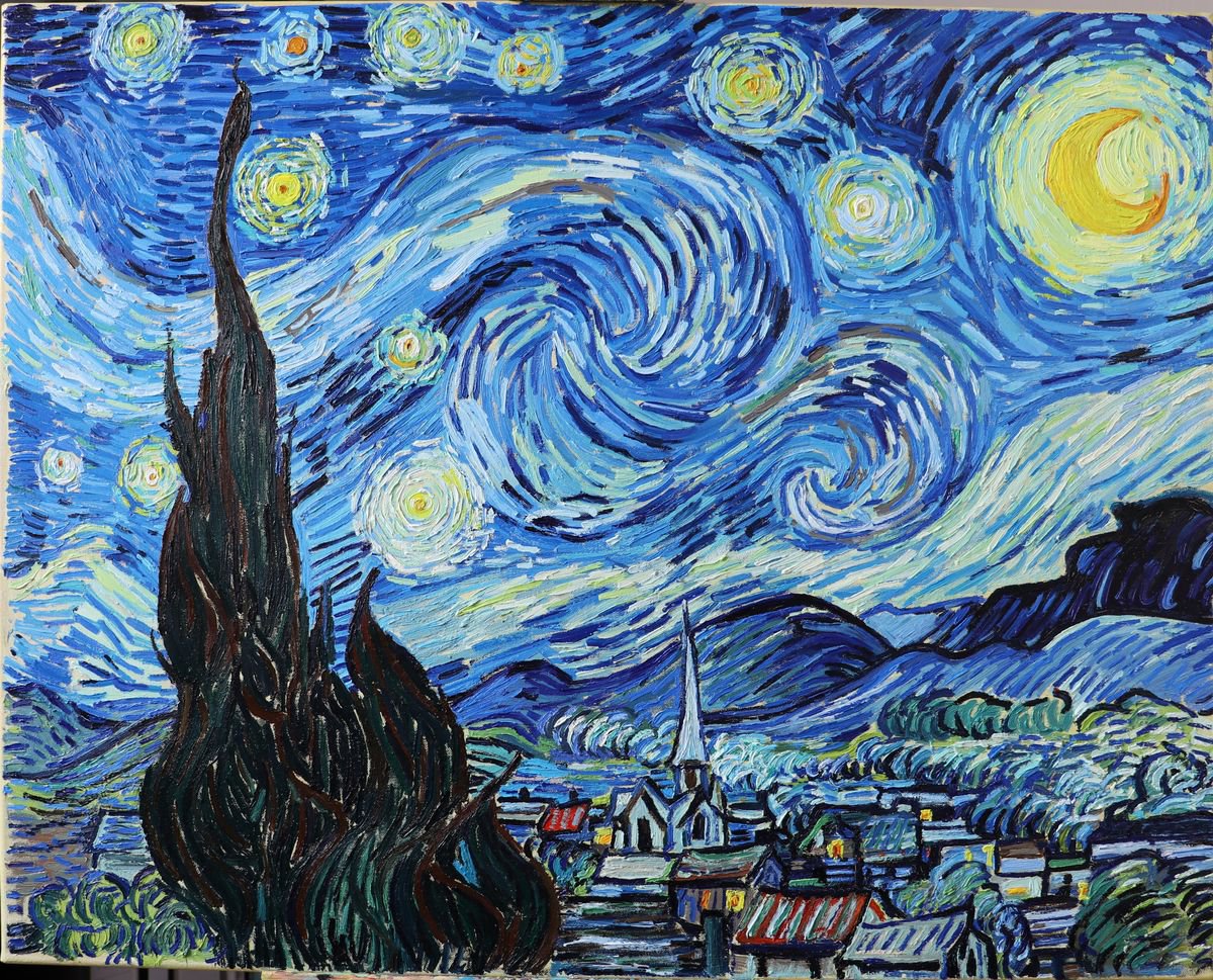 The Starry Night - Van Gogh Hommage | Artfinder