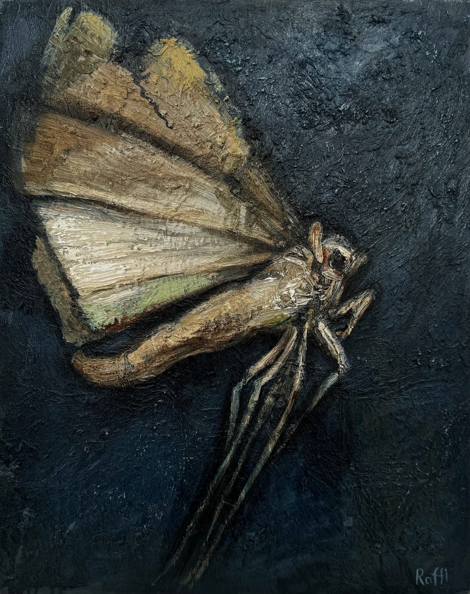 Expressive Landscape Oil Painting By Raffi Ghazaryan, 16 X 20",