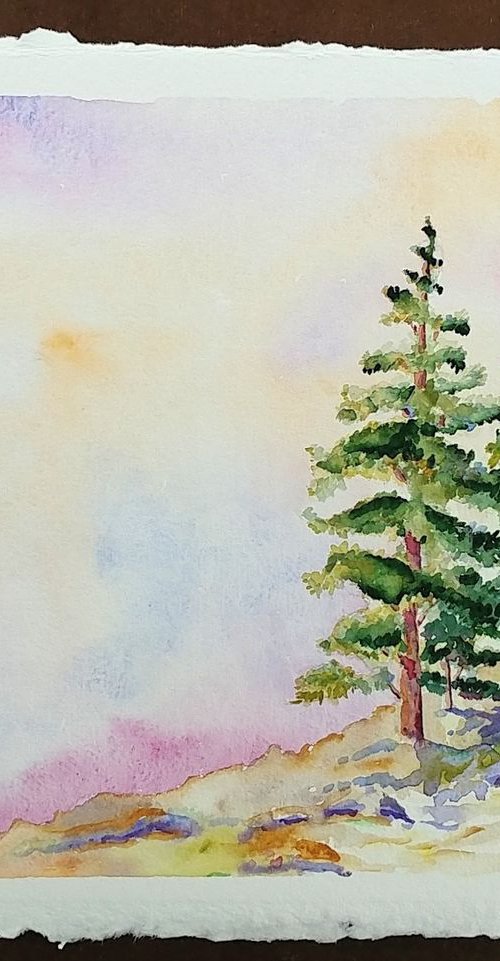 Two Sequoias by Lena Balger