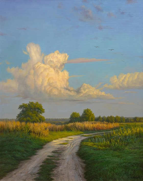 Landscape with a road