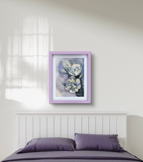 Ethereal blue elegance