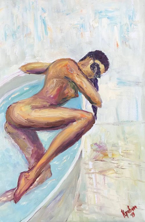 Number five In the Bath by Kateryna Krivchach