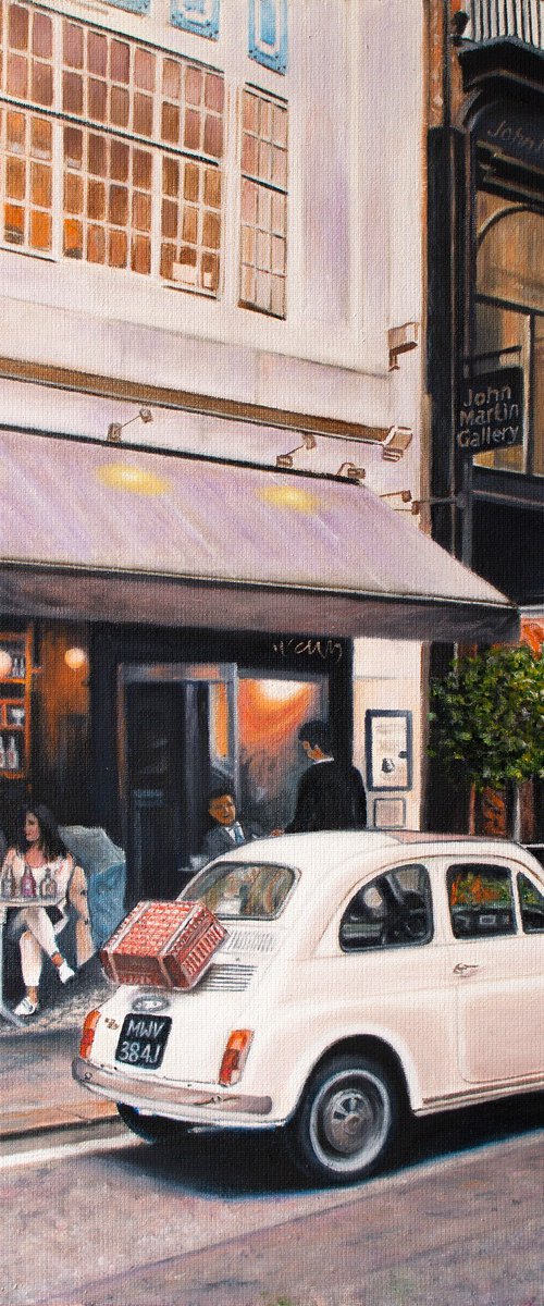 London. A cafe street scene by Vera Melnyk by Vera Melnyk