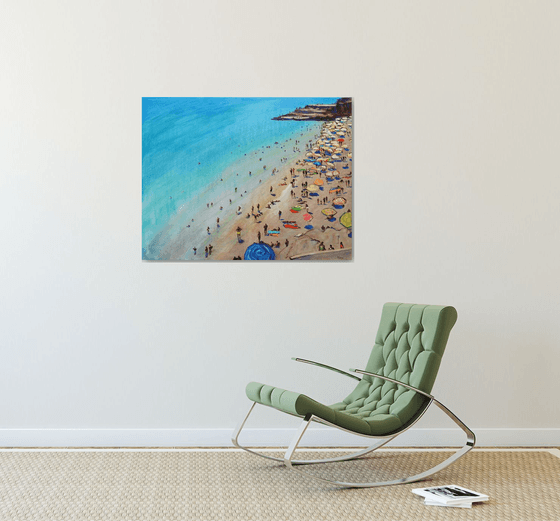 On the beach at Dubrovnik