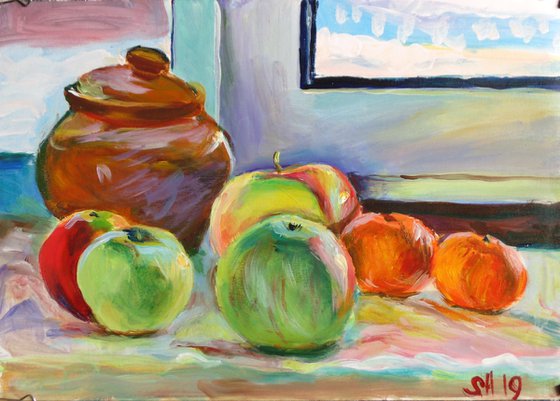 Still life on the windowsill