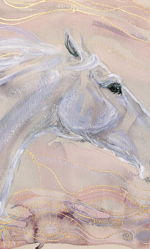 "A white wind" by Fefa Koroleva