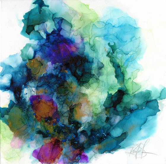 Ethereal Moments 5 - Zen Abstract Painting by Kathy Morton Stanion