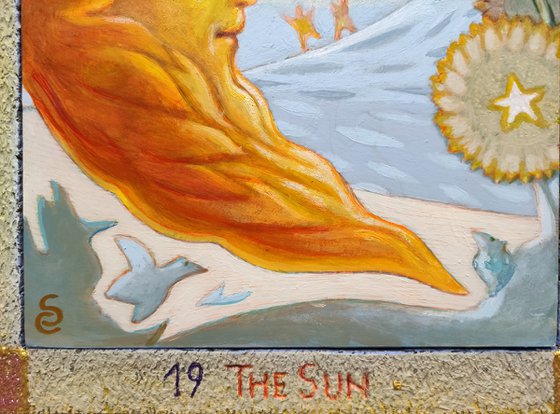 THE SUN, MAJOR ARCANA OF THE MOON, 19