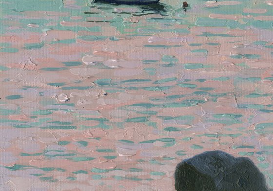 Pink sea