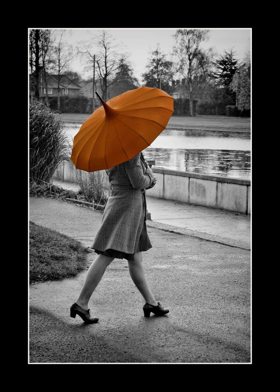 Girl with the Red Umbrella