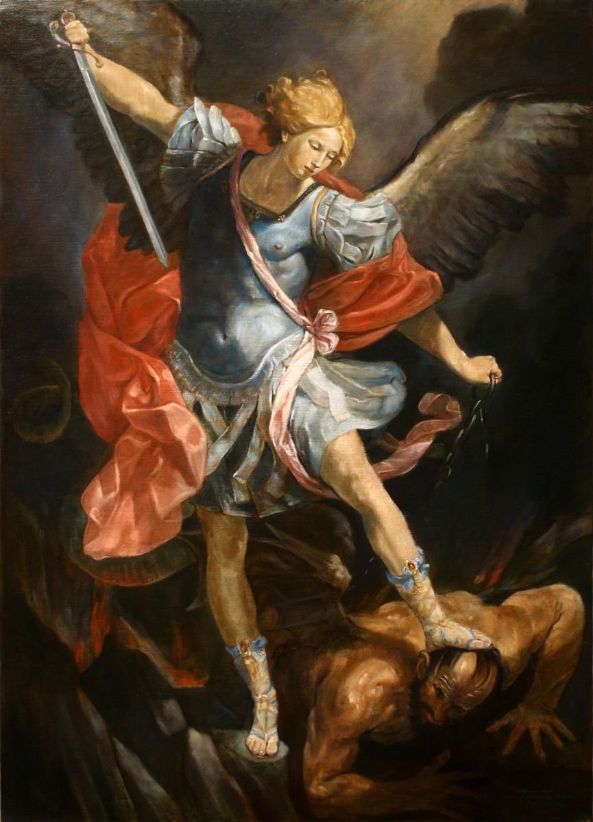 Archangel Michael after Guido Reni’s Archangel Artfinder