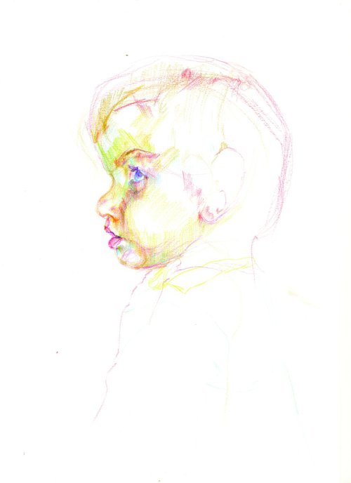 Portrait of a boy No.5 by Maja Mrdakovic