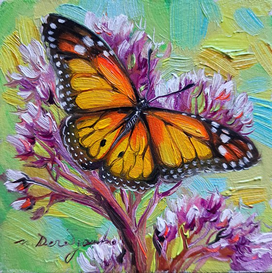 Monarch Butterfly painting