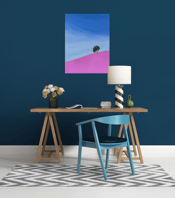 Abstract Landscape.Tree.