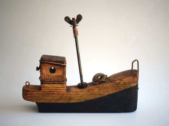 wooden ship "Mr.Mickey"