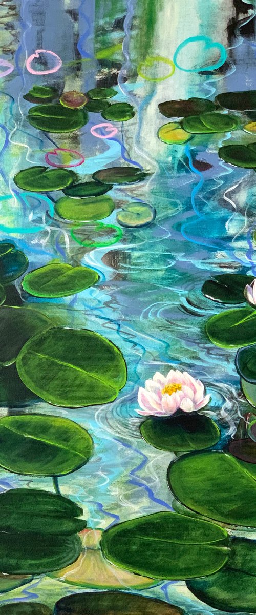 Water Lilies 3 by Sandra Gebhardt-Hoepfner
