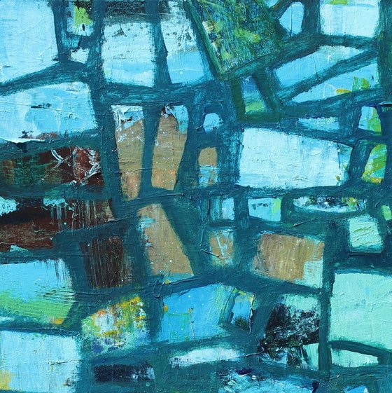 Abstract in Midnight Blue