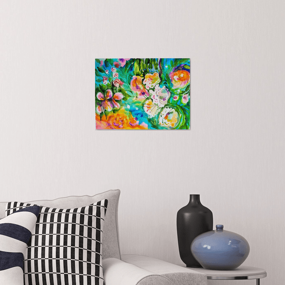Summer garden 2. (30x40cm)