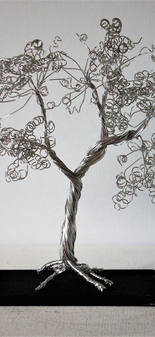 Silver tree, small, delicate 1# by Steph Morgan