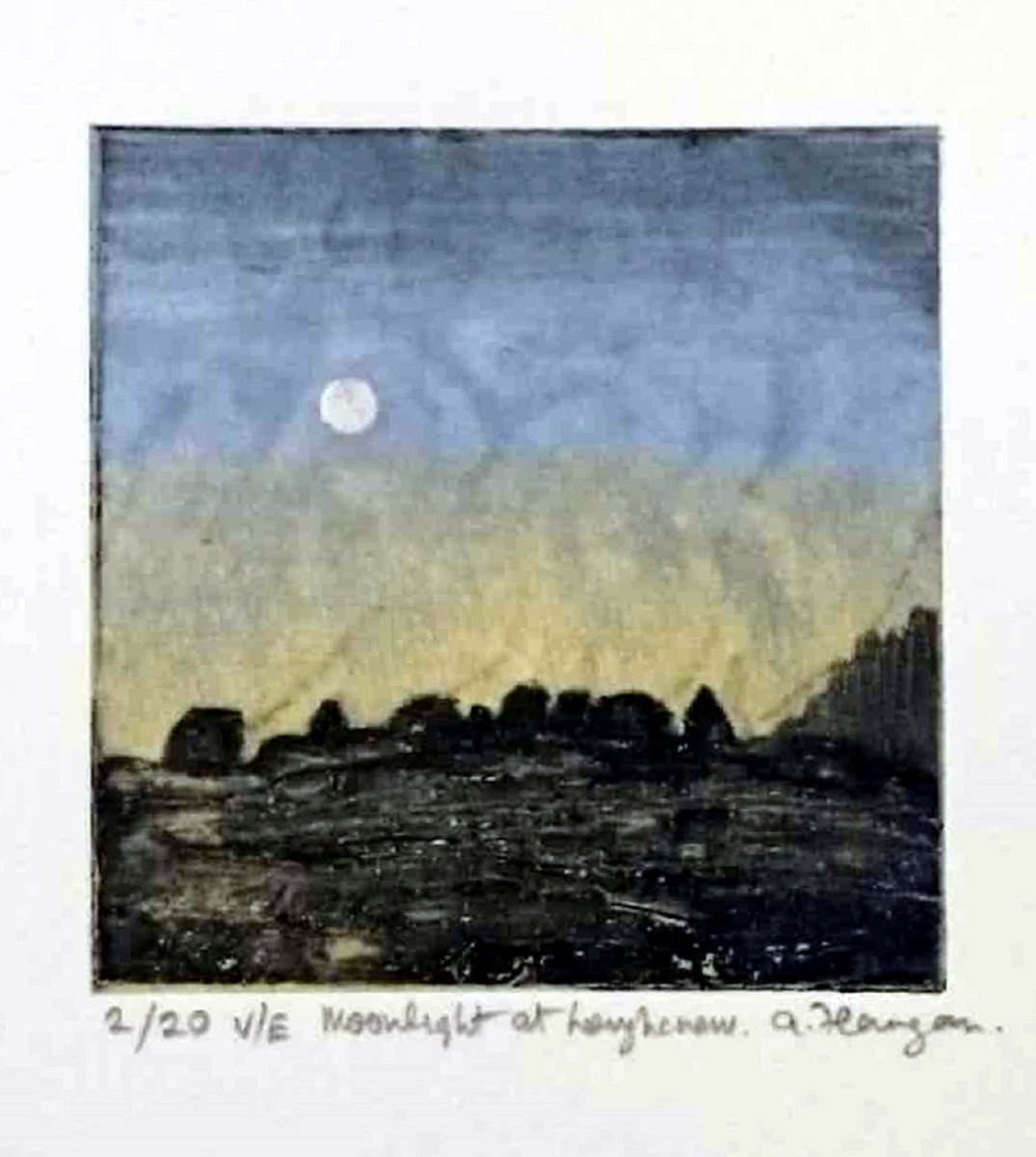 Moonlight at Loughcrew by Aidan Flanagan Irish Landscapes