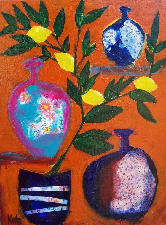 Lemon Tree and Pots II