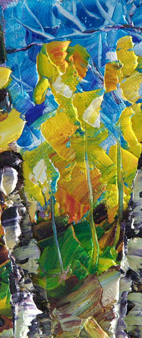 Fall Colors. (Palette Knife) by Lena Owens at OLena Art