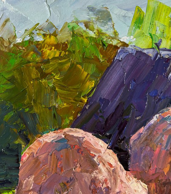 Lonely Cow in a Country Field