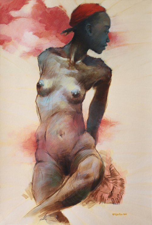 Restive Nude by Nicholas Robertson