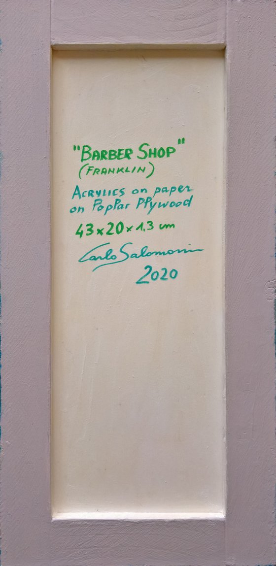 BARBER SHOP - ( 43 x 20 cm )