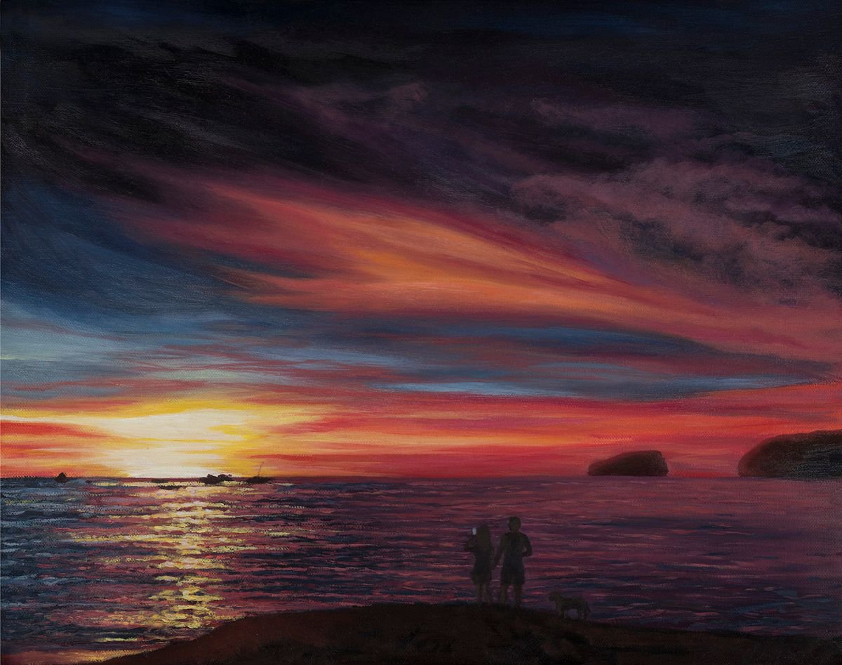 Pacific Sunset (III) by Diana Sandetskaya