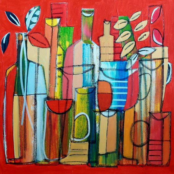 Still Life with Bottles VIII