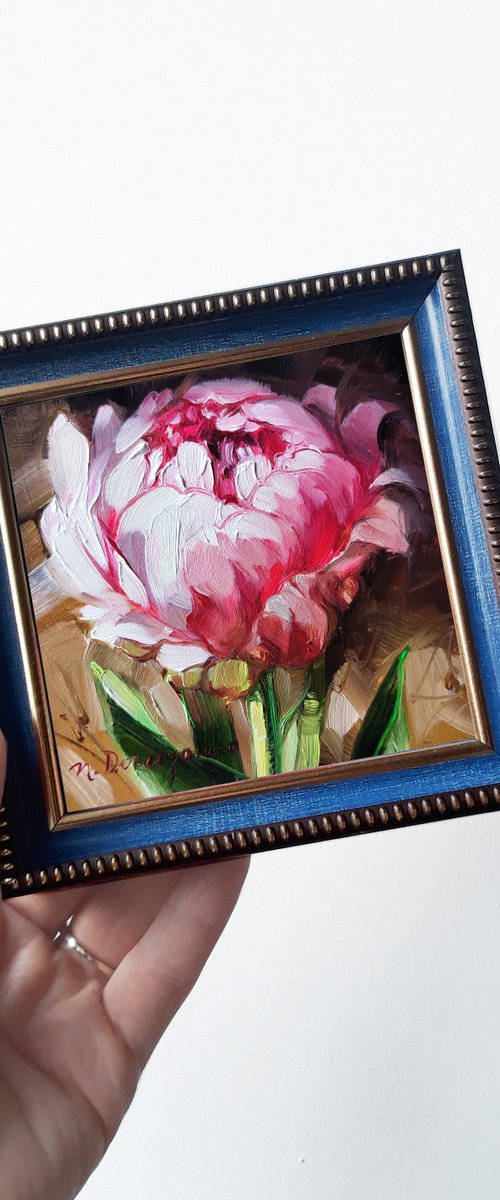 Pink flowers by Nataly Derevyanko