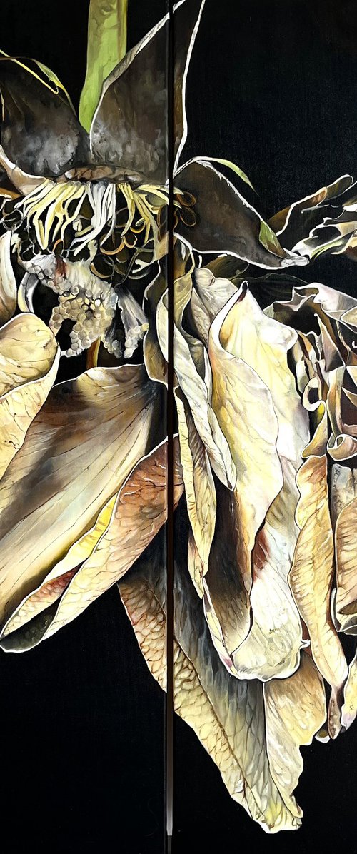Infinity (diptych) by Myroslava Denysyuk