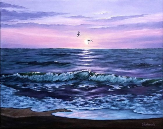 Purple sunset
