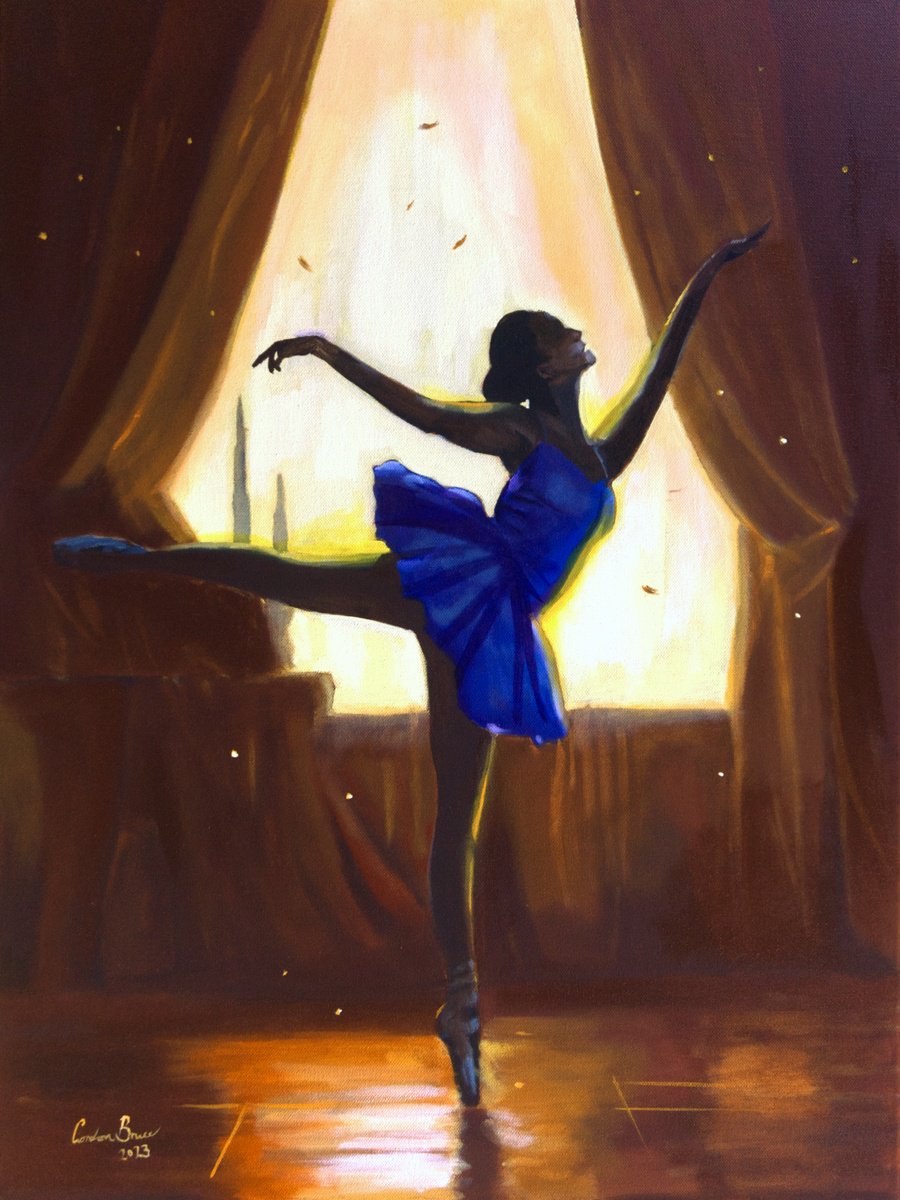 Ballerina dance practice by Gordon Bruce