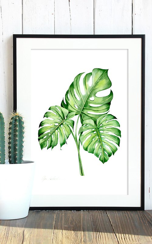 Monstera Bouquet by Olga Koelsch
