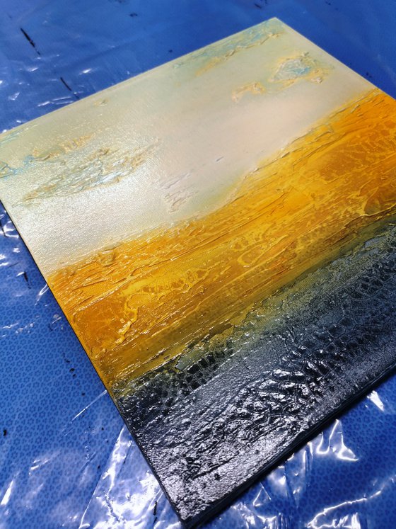 Papeseed plants in bloom