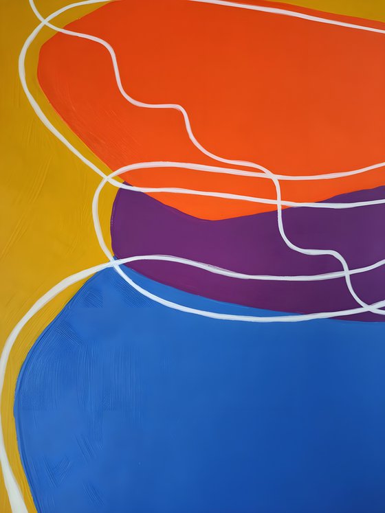 Zen Minimalism. Colorful Zen Harmony