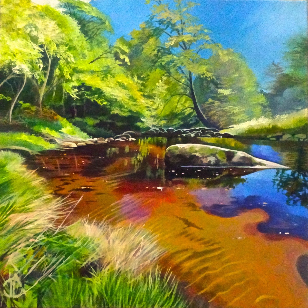 Trout Pool On The Whitewater by Joseph Lynch