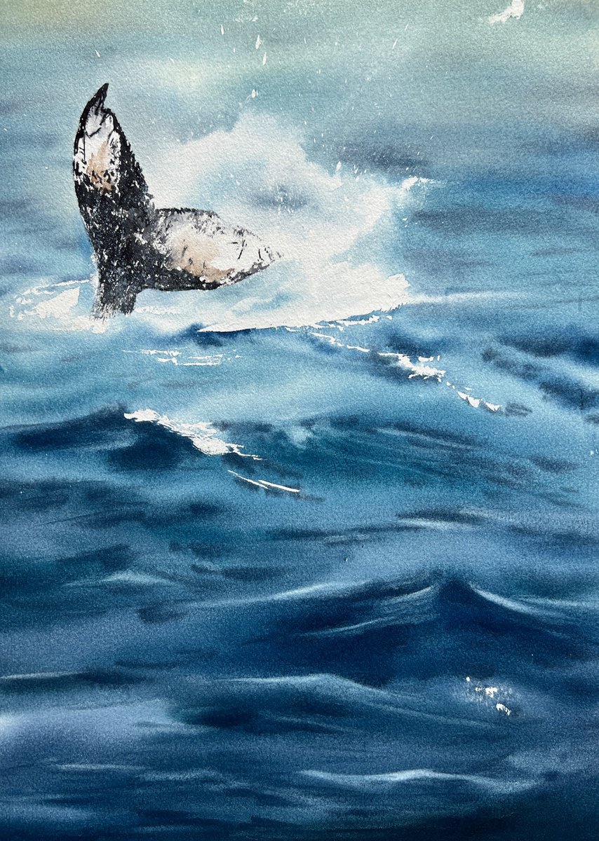 Whale by Anna Zadorozhnaya