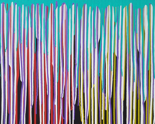 Abstraction Spring after cold, 50×40 cm, original art, FREE SHIPPING, decor / gift / present by Larissa Uvarova