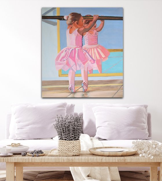 Little Ballerina / 100 x 90 x 5 cm