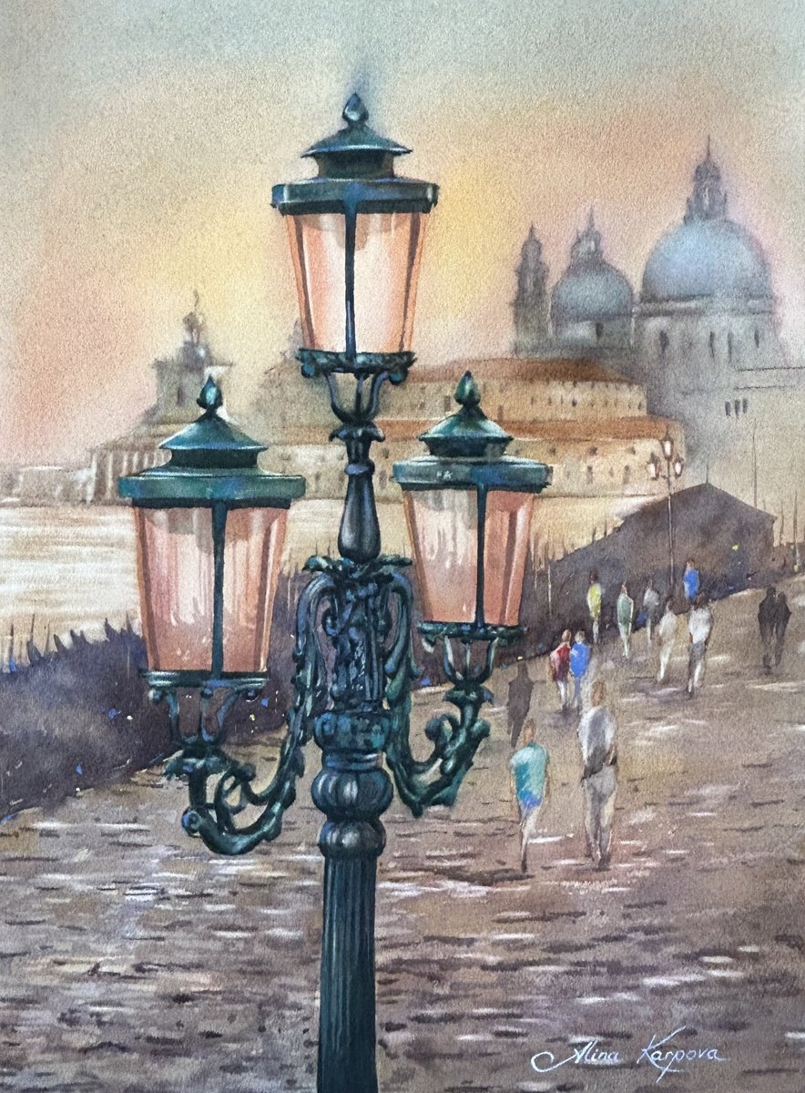 Venice lantern by Alina Karpova