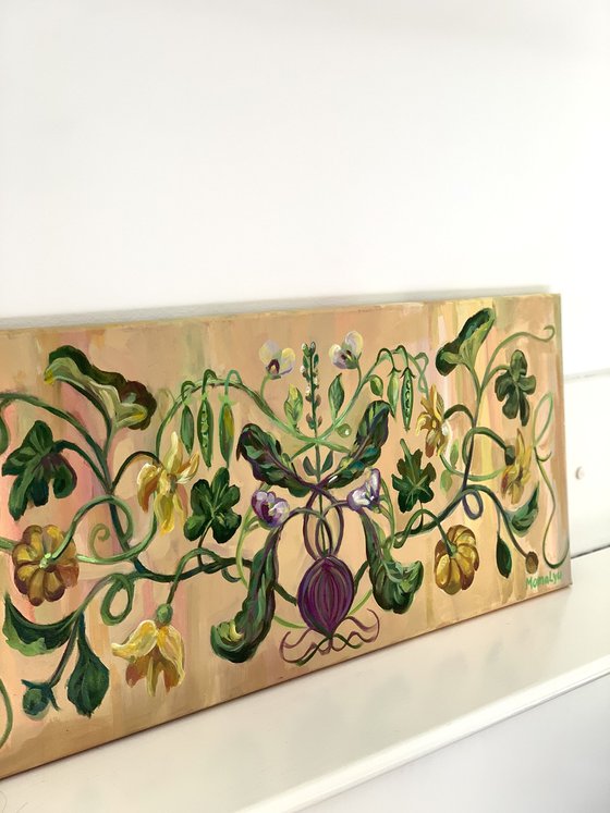 Exquisite ornament of climbing plants