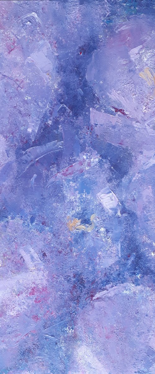Purple snowdrops by Olga Onopko